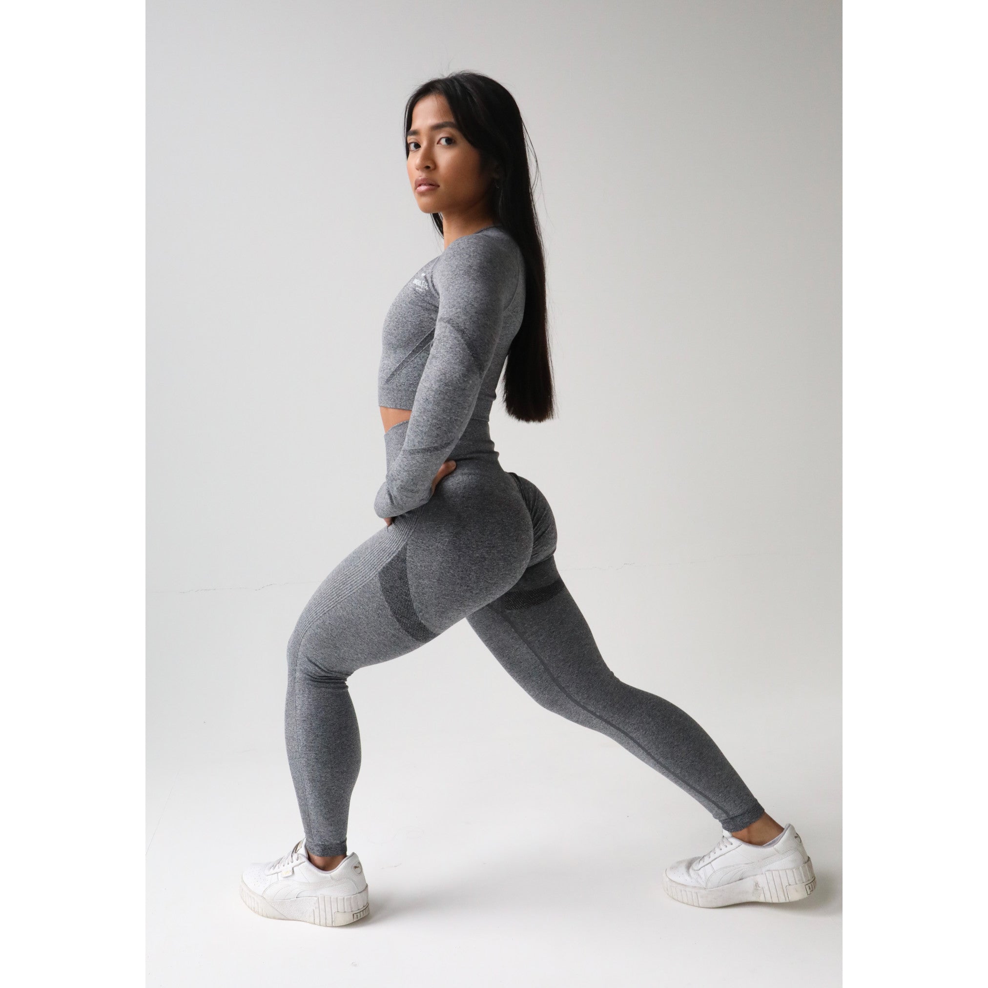Fagers Loui Active Leggings Dark Grey Half Seat | Fager Clothing – The Bit  Boutique